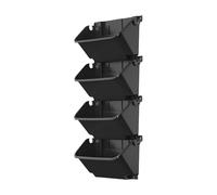 Zqxnt Juego de macetas verticales de pared de jardín de riego automático, diseño de ahorro de espacio para interiores y exteriores, resistente a la intemperie, maceta modular vertical
