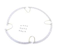 Zqxnt Luz LED de 3 colores para ventilador de techo con motor silencioso y tecnología de lente, luces de repuesto para dormitorio, iluminación del hogar, luz moderna para ventilador de techo