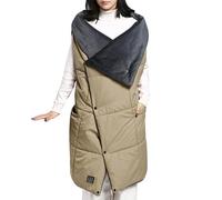 Zqxnt Manta eléctrica ligera con calefacción USB, chal multifuncional para viajes, chaleco