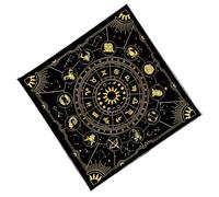 Zqxnt Mantel de adivinaciones, constelaciones, astrología, tarots, cartas, altares, tela, adivinaciones, juego de mesa, accesorio de constelaciones, patrón de tarots, mantel espiritual