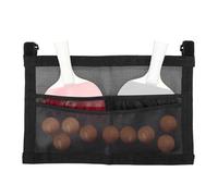 Zqxnt Planificador colgante debajo de la mesa para raquetas de tenis de mesa y globos, cinturones modificables, gran capacidad de almacenamiento de red con capacidad para 4 raquetas, más de 20 globos