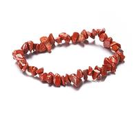 Zqxnt Pulsera decorativa para mujer, cuentas de grava natural, joyería para yoga, oración, chakras naturales, grava de cristal