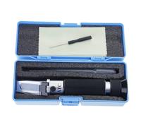 Zqxnt Refractómetro de salinidad para acuarios de agua de mar, medición precisa con ajuste automático de temperatura, probador de acuario de agua salada