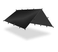 Zqxnt Toldo de camping al aire libre, lonas grandes con cuerda y clavos de tierra, refugios de mochilero, toldos al aire libre, toldos impermeables, campamentos