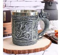 ZQXYXFUS Jarra De Cerveza Monster, Taza Loong Con Relieve 3D De Resina De Acero Inoxidable, Diseño Creativo Para El Hogar, Fiesta, Bar, Decoración, Taza Para Té, Café Y Leche