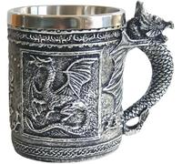 ZQXYXFUS Jarra De Cerveza Monster, Taza Loong Con Relieve 3D De Resina De Acero Inoxidable, Diseño Creativo Para El Hogar, Fiesta, Bar, Decoración, Taza Para Té, Café Y Leche
