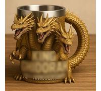ZQXYXFUS Taza de Monstruo 3D, Escultura Decorativa de Escritorio, Tazas de Café Novedosas, Celebra al Rey de los Monstruos con el Estilo y el Encanto de esta Leyenda Monstruosa