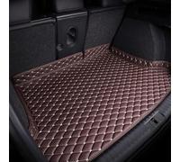 ZQYCD Alfombrillas Maletero Trasero Coche para VW Tiguan 2017-2023, Maletero Alfombra Maletero Funda Maletero Protector Antideslizante Cuero,C/Brown and White