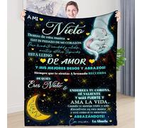 ZQYMM Manta para mi Nieto,Manta para Cama Personalizado Regalos para una Nieto Desde Abuela, Manta De Franela, El ánimo Y El Amor Positivos De Abuela para Mi Nieto