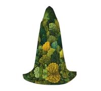 ZQYTGFDC Capa con capucha para adolescentes, diseño de selva tropical