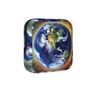 ZQYTGFDC Cosmic Earth - Bolsa de higiene femenina, capacidad de 6 y 10 almohadillas, organizador pequeño para bolso, maleta, regalo para niñas y mujeres