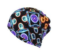 ZQYTGFDC Cosmic Stars - Gorros multifuncionales y ligeros de ajuste cómodo, gorro de calavera para correr, gorro para dormir, Negro, S