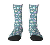 ZQYTGFDC Cute little fox - Calcetines para adultos, tallas grandes para hombres y mujeres, suaves y cómodos, cómodos para uso casual, gimnasio y uso diario, blanco, One Size