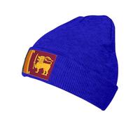 ZQYTGFDC Gorro de esquí unisex con la bandera de Sri Lanka para hombre y mujer, cálido, de invierno, color negro, con puños, suave y cálido, azul, Talla única