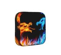 ZQYTGFDC Ice and Fire Dragons - Bolsa de higiene femenina, capacidad de 6 y 10 almohadillas, organizador pequeño para bolso, maleta, regalo para niñas y mujeres