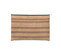 ZQYTGFDC Patrón de madera marrón con cremallera para mujer, 8.9 x 6.5 pulgadas, pequeño organizador de artículos de tocador para el día de San Valentín, amigos, novias, Textura de color madera