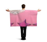 ZQYTGFDC Poncho de playa de arena rosa para libertad de movimiento, ideal para fiestas de relojes y celebraciones