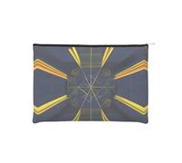 ZQYTGFDC Science Fiction Future - Organizador de artículos de tocador pequeño con cremallera para mujer, 8.9 x 6.5 pulgadas, para el día de San Valentín, amigas, novias, Espacio multidimensional