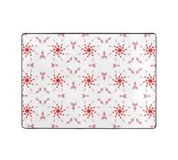 ZQYTGFDC The Budding and Turning Flower - Alfombra grande de felpa de 80 x 58 pulgadas, tapete de franela antideslizante súper suave para dormitorio, sala de estar, guardería, lavable, con respaldo de