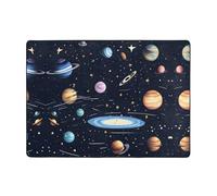 ZQYTGFDC The Solar Family Area Rugs - Alfombra antideslizante grande para sala de estar, dormitorio, comedor, oficina en casa, 80 x 58 pulgadas