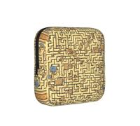 ZQYTGFDC Treasure Maze - Bolsa de higiene femenina, capacidad de 6 y 10 almohadillas, organizador pequeño para bolso, maleta, regalo para niñas y mujeres