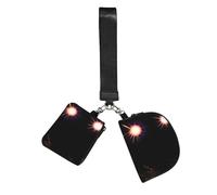 ZQYTGFDC Two suns - Juego de 2 llaveros para mujer, lápiz labial, llaves, gimnasio, viaje diario