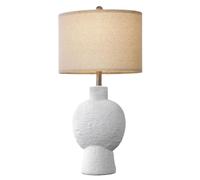 ZR98US 28.5 Inch Farmhouse Country Table Lamp with Ceramic Base Bedroom Bedside Home Desk Decoration Gift Suitable for Living Room, Dormitory, Office,