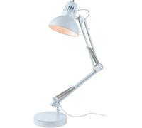 ZR98US 28" Spring Balanced Arm Table Lamp with Matte Light Blue Shade, Perfect for Bedroom Decor and Home Lighting Needs