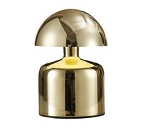ZR98US 3-Way Dimmable Cordless Mushroom Table Lamp, Touch Control with Night Light and Reading Modes (Silver)