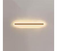 ZR98US Acrylic, Dimmable Long Strip Mounted Light for Staircase Living Room Wall Lamp(Gold,40cm/15.7in)