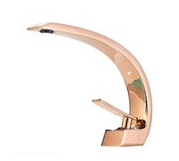 ZR98US Basin Faucet for Vessel Sink - Deck Mounted Hot and Cold Water Mixer Tap for Bathroom Vanity