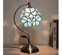 ZR98US bedrooms Lamps for Living Room Tulip Petal Iron Art Platform Light Bedside Warm Bedroom Table Lamp Cafe Desk Desktop Desk(Color:A,Size:Button)