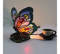 ZR98US Bedside Bedroom Lamps for Living Room 20 cm Pastoral Creative Butterfly Table Lamp/Children's Lamp Night Light