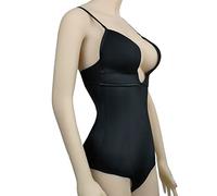 ZR98US Black Camisole Shapewear for Women Thongs Underwear U Plunge Bodysuit Tummy Tuck Body Shaper Wedding Dresses