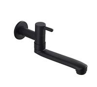 ZR98US Black Copper Bathroom Mat Super Long Cold Water Used In Sink Basin Faucet Outdoor Mop Kr