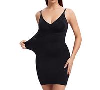 ZR98US Bodysuit Shapewear Women V Neck Full Body Shaper Tummy Control Slimming Sheath Butt Lifting Push Up Slips