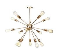 ZR98US Chandelier Mid Century Ceiling Light Fixture Black/Rosed/Chrome Hanging Lights for Hallway Bar Device/French D