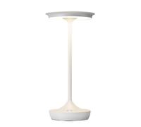 ZR98US Cordless Rechargeable Portable Table Lamp, Waterproof Stepless Dimming, Outdoor/Restaurant/Garden, White 1-Pack Suitable for Living Room, Dormitory, Office,