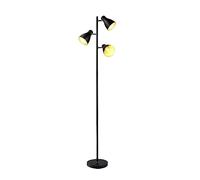 ZR98US Corner Adjustable Nordic Light with 3 Metal Lampshades Standing Lamp Bedroom Floor Lamps for Living Room