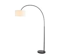ZR98US Corner ARC Iron with Fabric Adjustable Lampshade Standing Reading Lamp Bedrooms Office Floor Lamps For Living Room Color B, Size