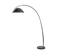 ZR98US Corner Contemporary ARC with Marble Base Lamp, Over Hanging Standing Light Bedroom Office Floor Lamps For Living Room Color : Black