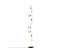 ZR98US Corner Creative Grape Gold Color 9 Head Standing Lamp Livingroom Bedroom Stand Light Floor Lamps for Living Room