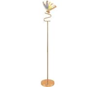 ZR98US Corner Metal Butterfly Shaped Acrylic Lampshade Standing with Galvanized Base High Pole Lamp Floor Lamps for Living Room (Color : B)
