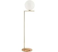 ZR98US Corner Nordic Style Spherical Iron Art Standing Lamp Sofa Reading Light Floor Lamps for Living Room, 156cm, Gold