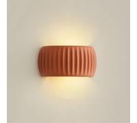 ZR98US Cream Resin, Nordic Lamp Up and Down Wall Light for Hallway Staircase Foyer Living Room Bedroom(Orange)