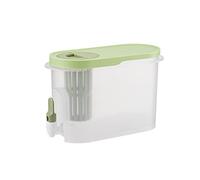 ZR98US Drink Dispenser 3.9L Cold Kettle with Faucet Leakproof Plastic Water Bucket Home Refrigerator Drink Beer Dispenser Bucket with Filter Easy Dispensing