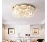 ZR98US European Style Crystal Ceiling Lamp Candle Light Round Chandelier Villa Hotel Dining Living Room Luxury /8 18 lowering The Lantern