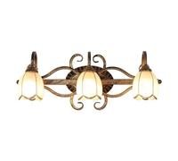 ZR98US Flower Vanity Vintage Rubbed Bronze Tulips Farmhouse Wall Lamp for Cabinet Bedroom Kitchen Bathroom(Two Light)