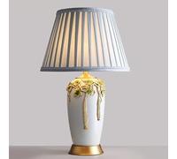 ZR98US for Bedroom lampsAll Copper American Ceramic Table Lantern Cape Corner a Few Lamp Master Bedside Lamps(Color:D,Size:)