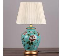 ZR98US for Bedroom lampsAll Copper American Ceramic Table Lantern Cape Corner a Few Lamp Master Bedside Lamps(Color:D,Size:)